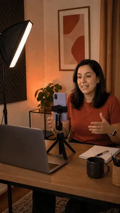 Exemplo de Mini Estúdio em home office 2