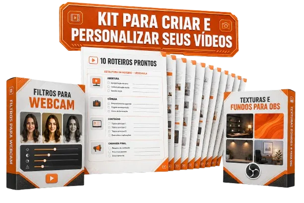 KIT PARA CRIAR E PERSONALIZAR OS SEUS VÍDEOS
